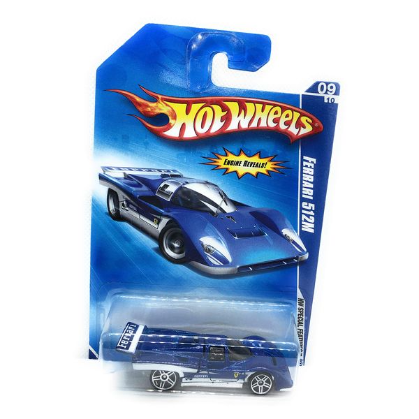 Hot Wheels 2009 HW Special Features Blue Ferrari 512M
