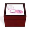 CafePress Makeup Powder Memory Keepsake Jewelry Box, 5"x5"x3.75"