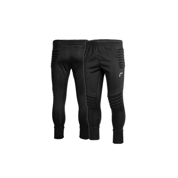 Reusch Jungen Torhüter Goalkeeping Training Pant Junior Fu ball Torwarthose lang gepolstert for Kinder, Noir, S