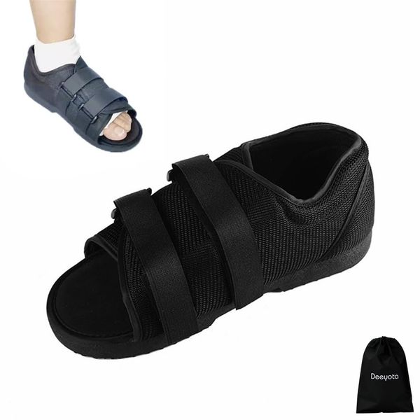 DEEYOTA Cast Shoes, Foot Joint Braces, Walking Aid, 1 Pair of One Shoe, Left and Right Use, Post-Operative Shoes, Nursing Care, Injuries, Cast Shoes, 11.8 inches (30 cm)