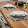 Now Designs Disko Round Placemats, Cobblestone, Set of 4