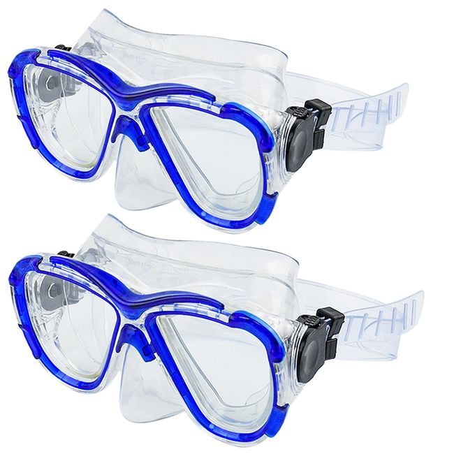 Auptiz Kinder-Tauchbrille, Kinder-Tauchmaske, Taucherbrille, Schwimmbrille, verstellbares Silikonband（12 Jahre +）