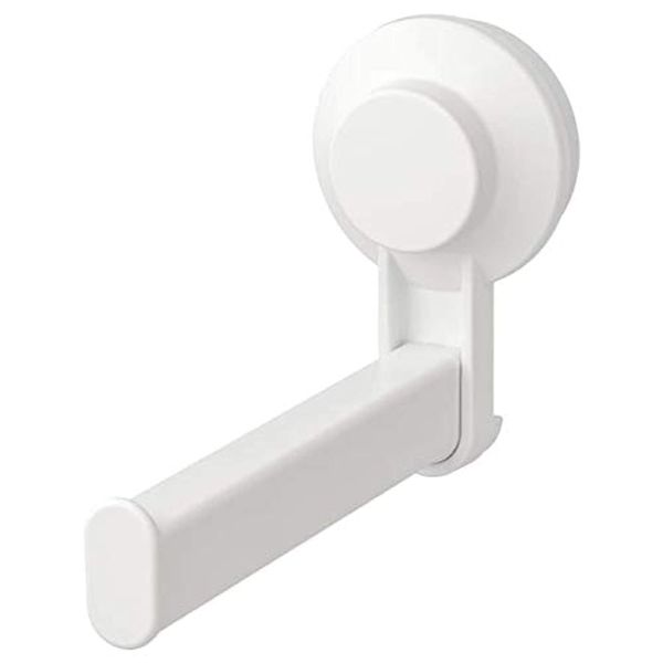 IKEA TISKEN toilet roll holder with suction cup, white