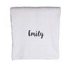 aztex Personalised Combed Cotton Towels, 100% Cotton - Bath Sheet, White