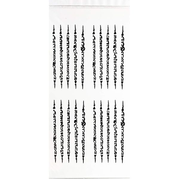 PP TATTOO 1 Sheet Muay Thai Sak Yant Thai Temple Tattoo Antique Pattern Yantra Magic Kill not die Tattoos Body Art Fake Tattoo for Women Men Teens Arm Temporary Tattoo Body Sticker