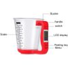 LCD Screen Multi-Functional Digital Kitchen Scale Measuring Cup 100-600ml 1000g