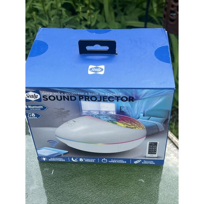 Sealy Kids Sleep Machine - Projector Sound Machine w/ Bluetooth Speaker for  sale online