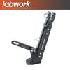 labwork Red Motorcycle Universal Adjustable Foot Side Bracket CNC Aluminum Alloy