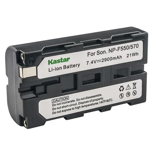 Kastar 2-Pack NP-F550 / NP-F570 Battery and AC Wall Charger Replacement for Neewer F100 F200 FW568 FW600 FZ200 Camera Field Monitor, ProAm USA Iris 7", USA Iris Pro 7" On-Camera Monitor