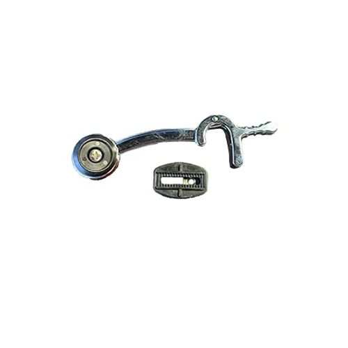 Elk Mountain Shower - Door - Travel Latch - Tri Slide Beta - Bright Silver - SEA