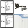 Backyard Fence Garden Gate Door Latch Self-Latching Lock Swinging Door Hardware