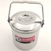 Firebox 1 Quart (5") Billy Can - Locking Bail Handle Bushcraft Camp Pot, SS Clips (Installed)