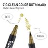 Kuretake ZIG CLEAN COLOR DOT metallic colors 6 colors set