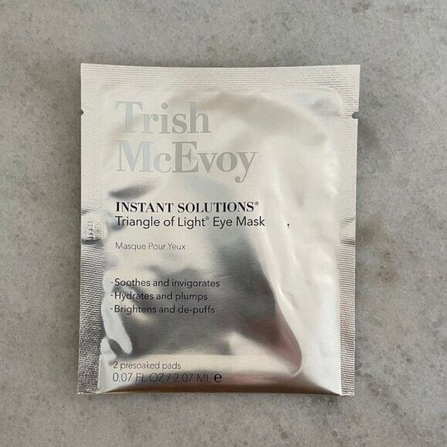 Trish McEvoy Instant Solutions Triangle of Light Eye Mask  2 pads 0.07 oz.