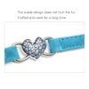 Lovely Kitten Collar, Cat Collar with Bell and Elastic Strap (Blue)