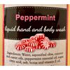 PEPPERMINT LIQUID HAND & BODY WASH - Large 36 oz Refill Container