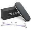 Rimless Clear Bifocal Reading Glasses Spring Hinge Blue Light Blocking Readers for Men and Women Unisex Eyewear Far Near Dual-Use Lightweight Magnifying Anti Glare UV Digital Fashion Eyeglasses