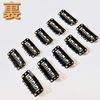 Luce brillare Fixing Pins, Wig Extensions, Top Pulse, Point Pieces, Partial Wig, One-Touch Fixing Hardware, Securing Pins, U-Shaped, 1.3 inches (3.2 cm) (Set of 10))