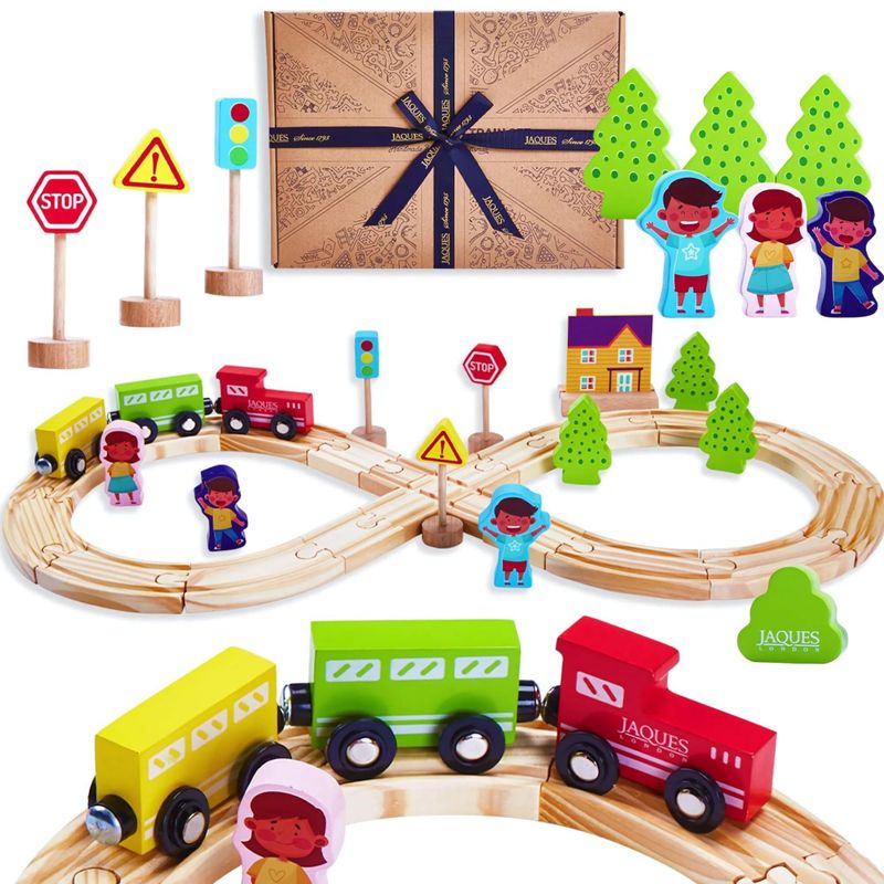 Train Set by Jaques of London | Wooden Toys for 1 2 3 4 5 Year Olds ...