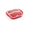 Lékué Microwave Bacon Cooker with Lid, Red