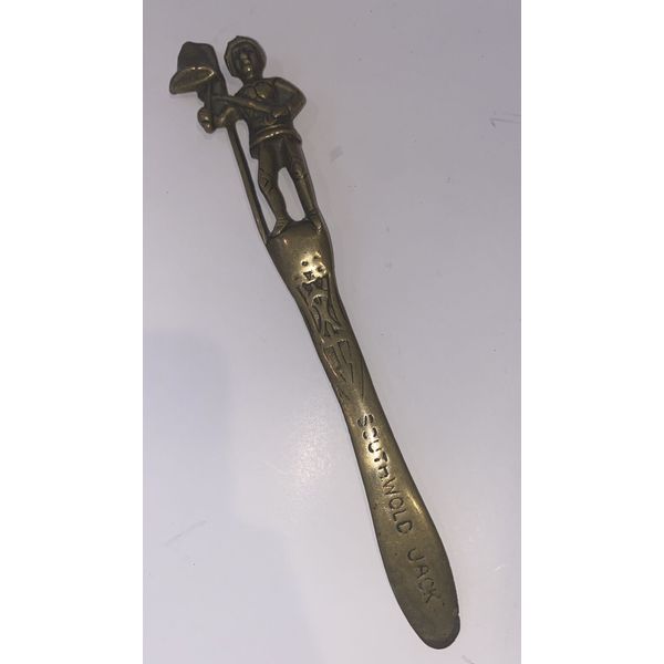 Antique Brass "Southwold Jack"  Letter Opener