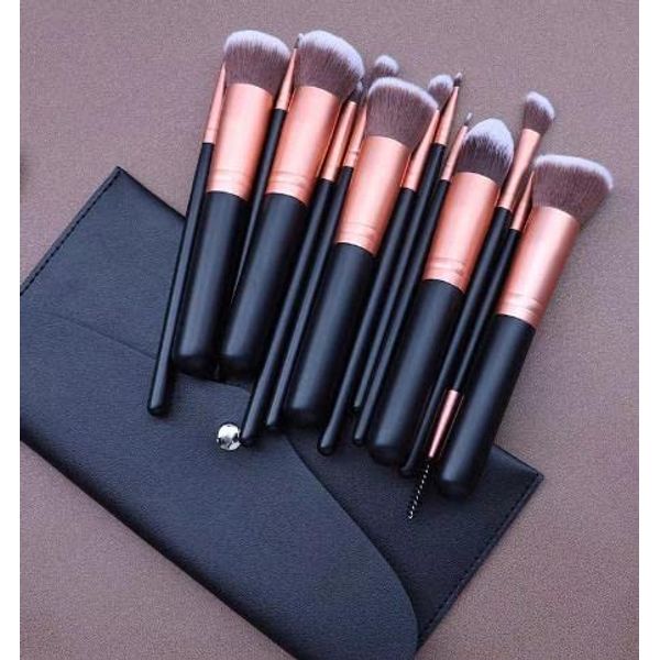 KANJUGE MakeUp Brush Makeup Brush Set 15 Pieces
