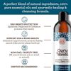 GuruNanda Advanced Formula Oil Pulling with Tongue Scraper - Oil Pulling for Healthy Teeth & Gums with Vitamin D,E - Coconut Oil Natural Mouthwash, Helps with Fresh Breath & Teeth Whitening (8Fl. Oz)