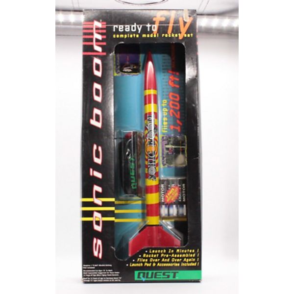 Quest Toy Biz Sonic Boom Model Rocket Kit 1998 (PLEASE READ)