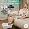 Ionic Detox Foot Bath Machine for Home Beauty Salon Spa - Personal Foot Cleanse SPA With Basin, 100 Liners