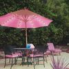 GardenKraft 17660 54 Warm White LED Parasol Lights / Auto Timer Functionality / Indoor or Outdoor String Lights / Battery Operated