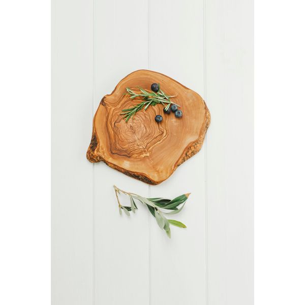 Naturally Med Olive Wood Rustic Trivet