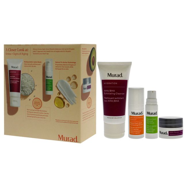 Under The Microscope The Recovery Specialists Kit by Murad for Women-4Pc Kit Set