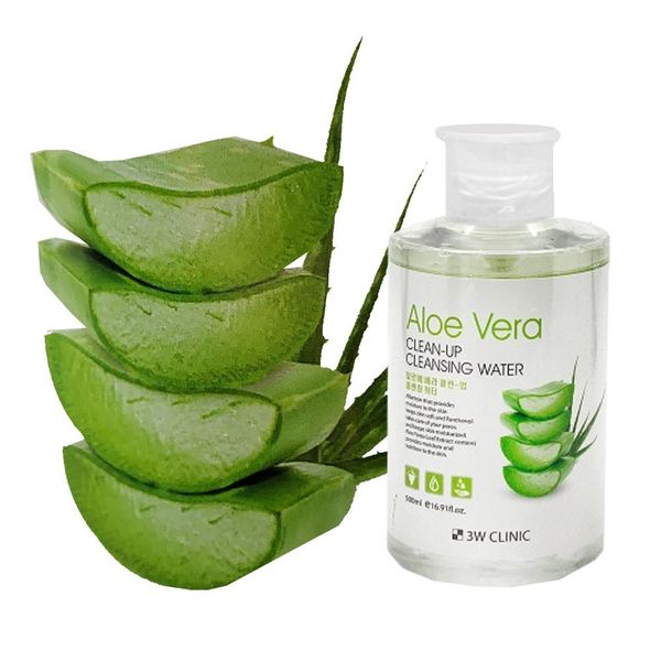 Clean Up 3W Aloe Vera Cleansing 500ml Water Cleansing Ser Cleansing Cleansing+275OT