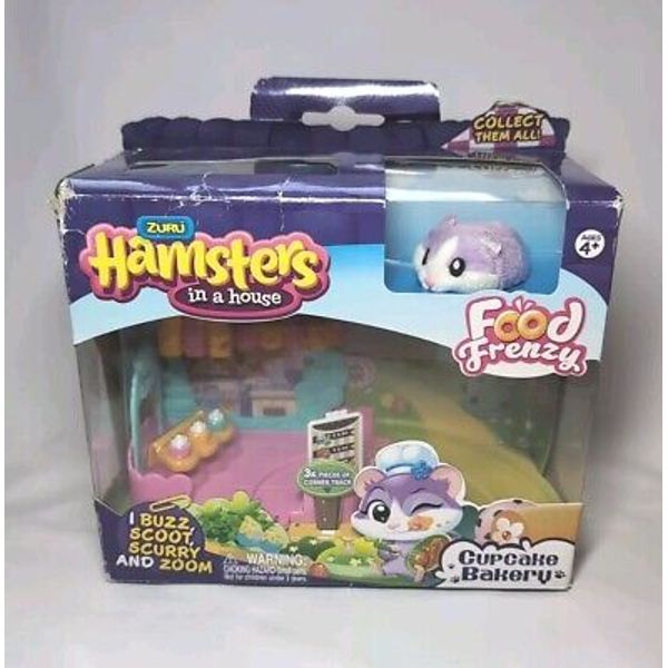 NEW IN BOX Zuru Hamsters In A House Toy Cupcake Bakery (Frostie Hamster)