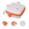Mchoi Hard Case Suitable for Makeid E1 Label Maker and Label Printer Tape Rolls and USB Charging Cable, Waterproof Shockproof Portable Label Machine Protective Case, Case Only