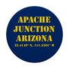 Apache Junction Arizona Coordinates Souvenir PopSockets Standard PopGrip