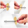 Newkiton Wheel Marking Gauge Plus with Micro Adjust Function, 1 Bearing Wheel Cutter for Soft Wood, 1 Locked Wheel Cutter for Hard Wood, 1 Metal Pin, 10 Woodworking Pencils, 1 Screwdriver Included