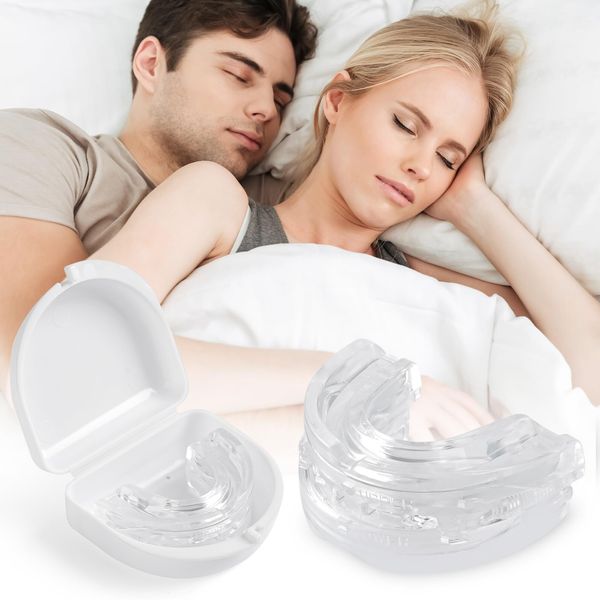 Anti Snoring Mouthpiece, Adjustable Anti Snoring Devices Mouth Guard for Sleep Apnea, Effect & Comfortable Snoring Aids, Snoring Aids for Men and Women Reduce Snoring and Assist Sleep