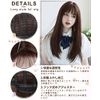 AISI Hair Wig, Long, Straight, Cross-Dressing, Wig, Full Wig, Semi-Long, Women's, Long Hair, Natural, Heat Resistant, Daily Life, Harajuku Style, Lolita, Cosplay, Wig, Halloween, Cute, Small Face, Net, Gift