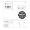 Papermania 6 x 6-Inch Wedding Paper Inserts, White