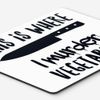 JUNIWORDS Mauspad Mousepad, This is Where I Murder Vegetables