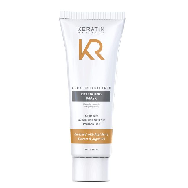 Keratin Republic Keratin + Collagen Hydrating Mask 8 OZ