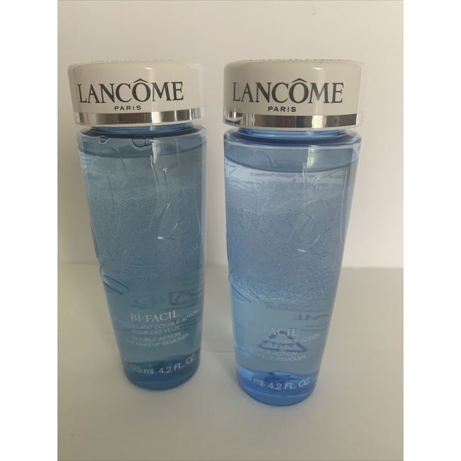 Lancome Bi-Facil Double Action Eye Makeup Remover 125ml/4.2oz Qty Of 2 Unused