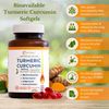 A1Vitality Turmeric Curcumin NovaSOL 1000mg - Nature's Joint Support Supplements - 185x Bioavailable Than Standard Curcumin - Natural Softgels