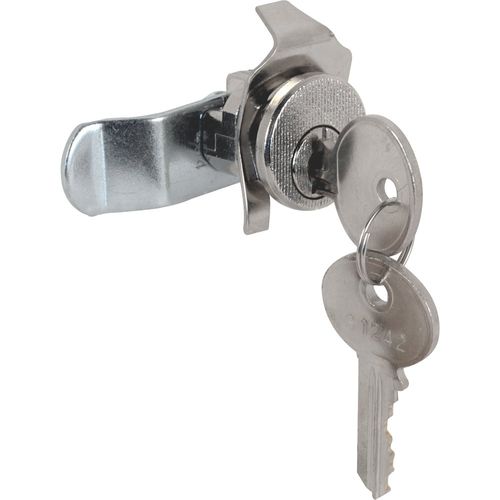 Prime-Line S 4125 Mailbox Lock – Replacement, Multipurpose Mailbox Lock for Several Brands – ILCO 1003M Keyway, Opens Counter-Clockwise with 90º Rotation, Nickel Finish (1 Set)