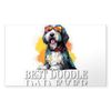 CafePress Bernedoodle Sticker Rectangle Bumper Sticker Car Decal