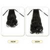 Cute Princess Ponytail Wig, 1 Piece, Long, Curl, Point Wig, Women's, Lolita, Fluffy, Twin Tail, Extensions, Ribbon Included