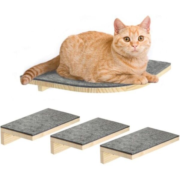 Mora Pets Cat Wall Shelves Cat Hammock With 3 Steps