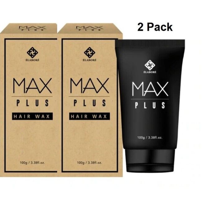 Elabore MAX Plus Hair Wax 3.38 fl.oz/100ml (2 Pack)