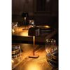 Olympia Lucca Table Lamp Squared Dome Chestnut - 200mm